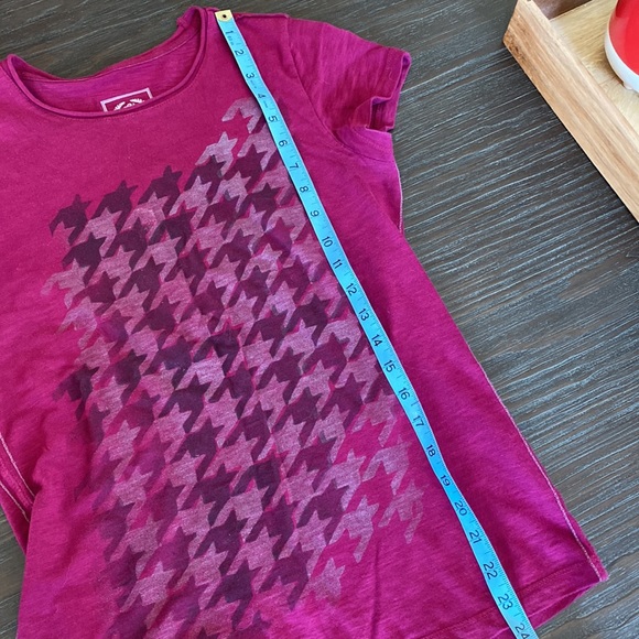 3/$15. Merona T-shirt in size XS made in Guatemala. Dark pink/plum in color. - Picture 5 of 5